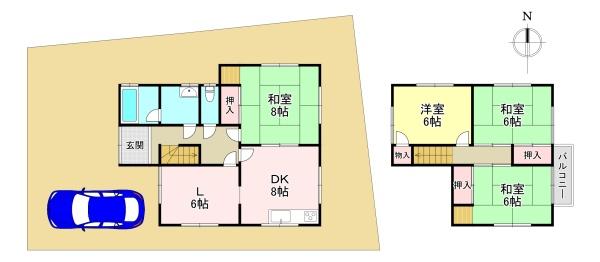 香芝市鎌田　中古戸建