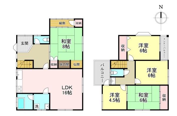 香芝市磯壁2丁目　中古戸建