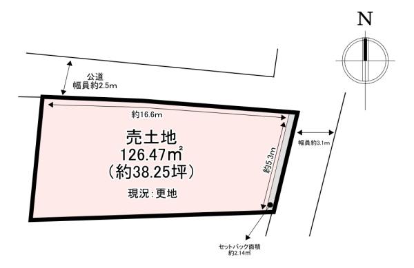 香芝市畑４丁目の土地
