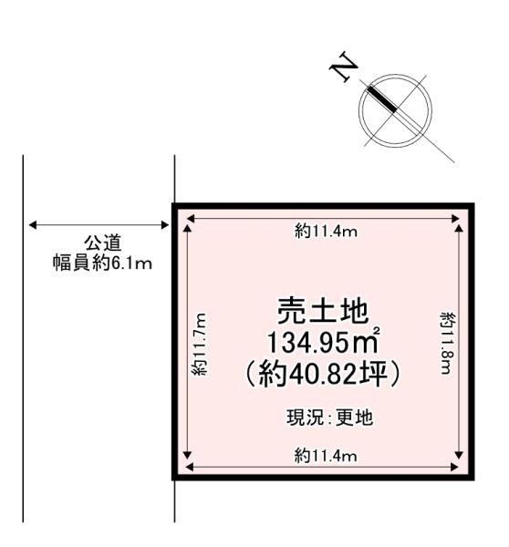 北葛城郡河合町池部3丁目　売土地