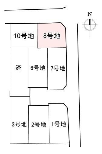 香芝市別所　売土地　8号地