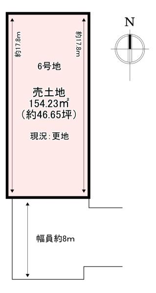 香芝市別所　売土地　6号地