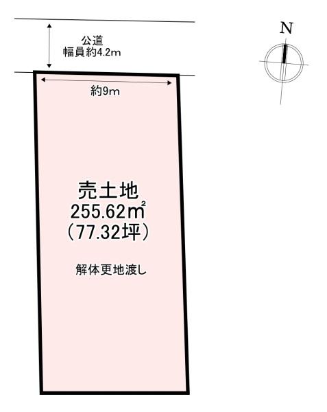 葛城市竹内の土地