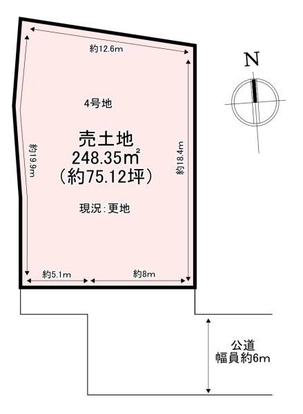 斑鳩町龍田南6丁目　売土地　4号地