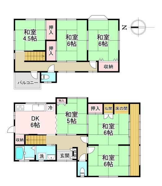 香芝市北今市５丁目の中古一戸建て