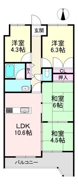 朝日プラザシティ南大和イーストウイングＡ棟