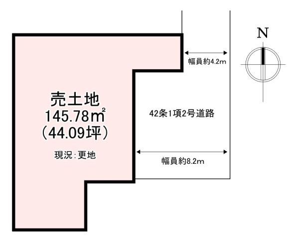 香芝市鎌田の売土地