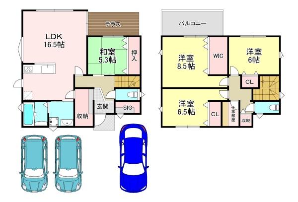 生駒郡斑鳩町神南5丁目　中古戸建