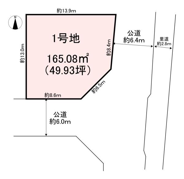 桜井市大福　1号地　売土地