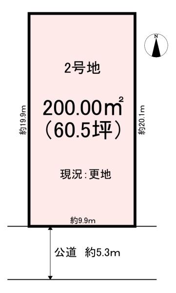 橿原市十市町　2号地　売土地