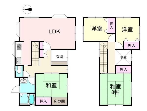天理市二階堂上ノ庄町　中古戸建