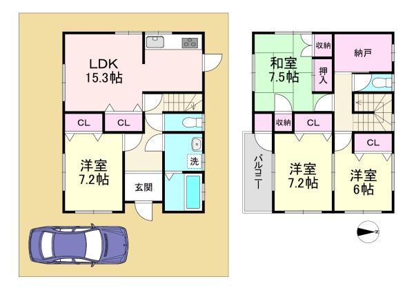 橿原市木原町　中古戸建