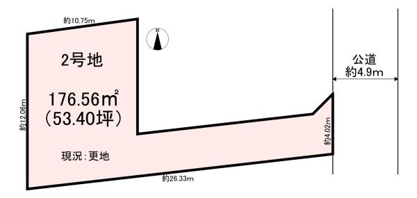 天理市丹波市町 2号地 売土地
