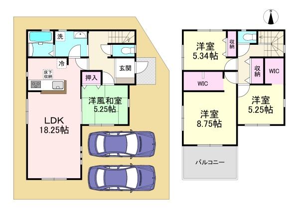 天理市田町7期　1号棟　新築戸建