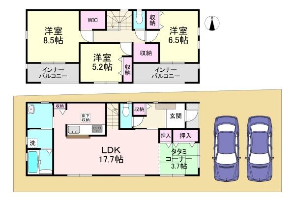 天理市二階堂上ノ庄町12期　1号棟　新築戸建