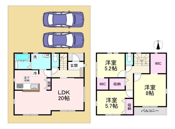 天理市二階堂上ノ庄町12期　3号棟　新築戸建