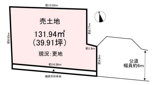 橿原市曽我町の土地