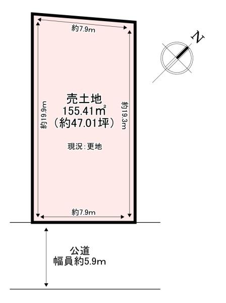 北葛城郡広陵町みささぎ台 売土地