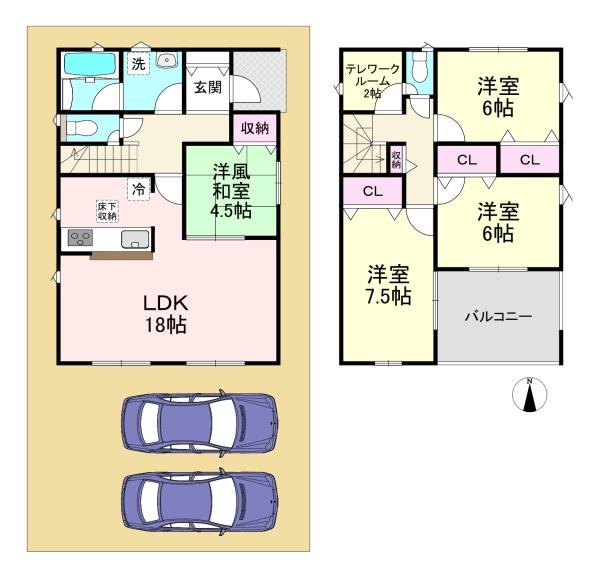 磯城郡川西町下永第1 3号棟 新築戸建