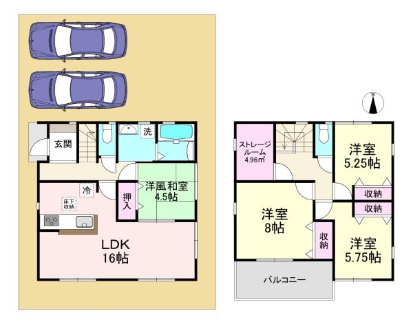 橿原市曽我町7期　4号棟　新築戸建