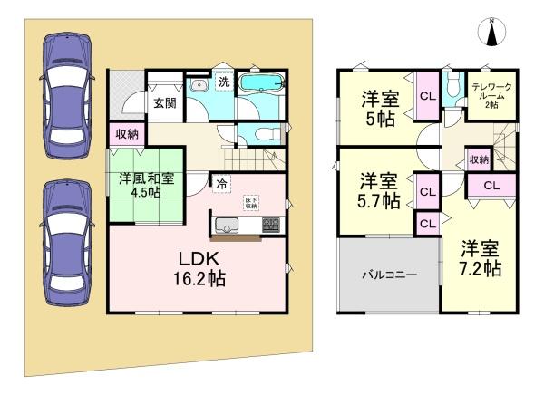 川西町結崎第18　1号棟　新築戸建