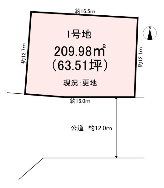 高市郡明日香村奥山　売土地　1号地