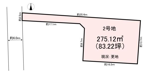 高市郡明日香村奥山　売土地　2号地