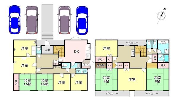 北葛城郡上牧町桜ヶ丘3丁目　中古戸建