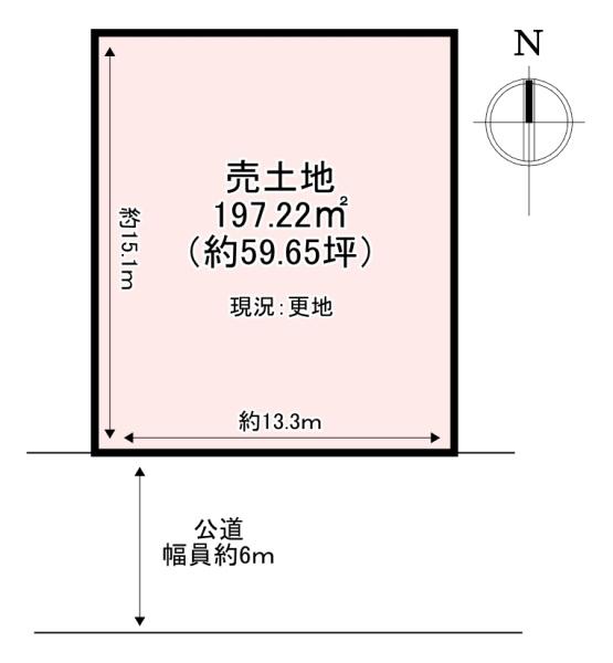 北葛城郡上牧町桜ケ丘１丁目の土地