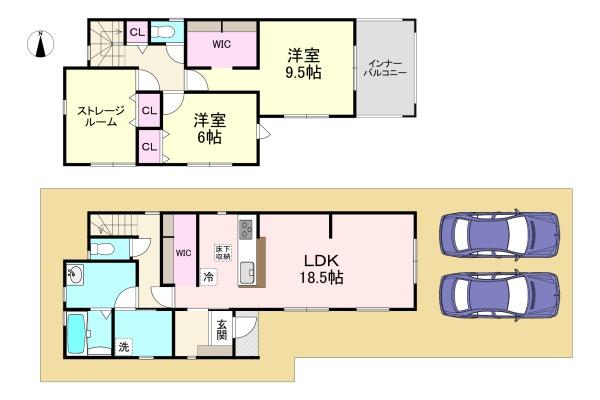 天理市田部町4期　1号棟　新築戸建
