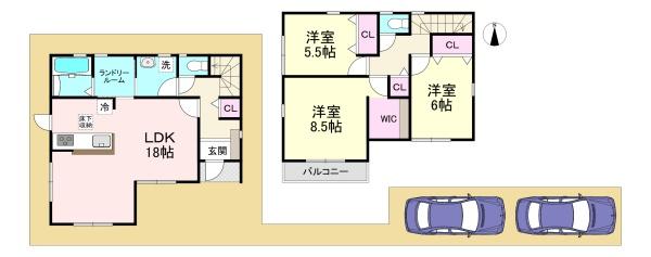 天理市田部町4期　2号棟　新築戸建