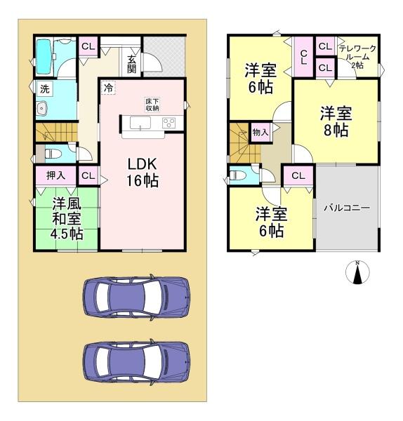 磯城郡川西町下永第1　1号棟　新築戸建