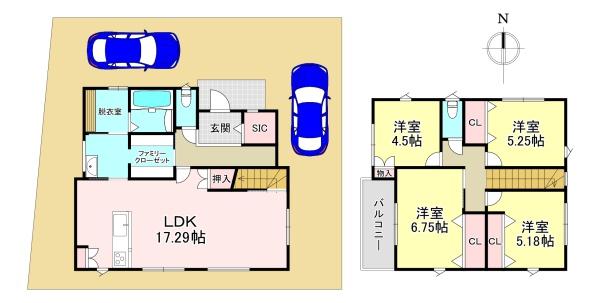 橿原市中曽司町　新築戸建