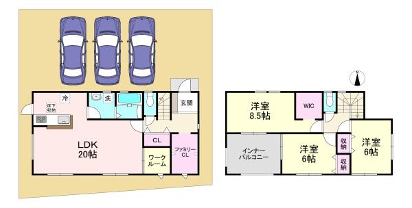 天理市田井庄町第3　3号棟　新築戸建