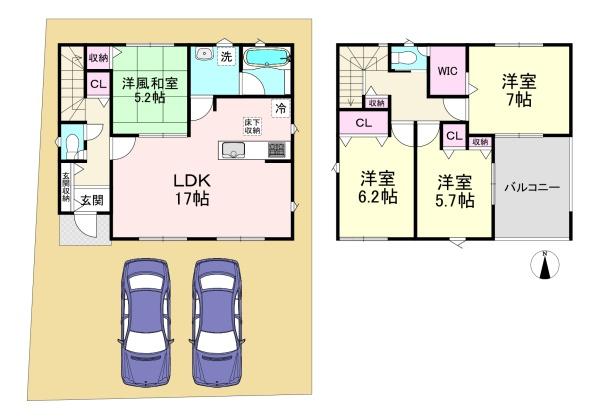 天理市前栽町第4　2号棟　新築戸建