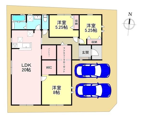北葛城郡広陵町萱野3期　1号棟　新築戸建