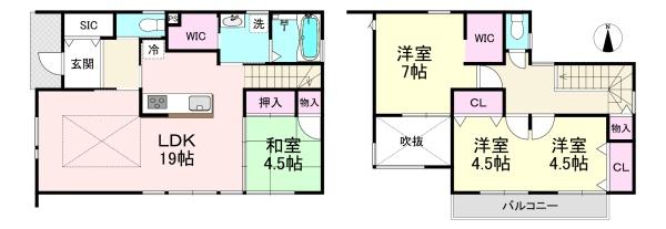 橿原市曲川町3丁目　2号地　新築戸建