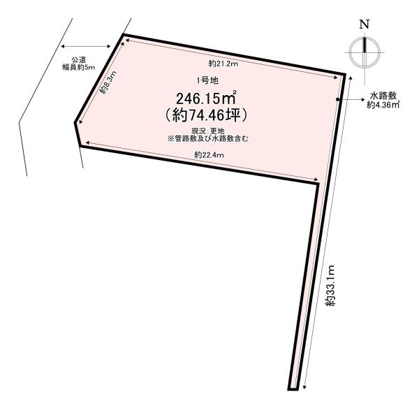 北葛城郡上牧町滝川台1丁目　売土地　1号地