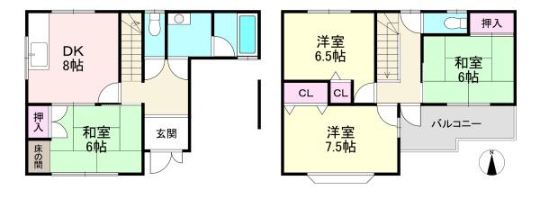 橿原市醍醐町　中古テラスハウス