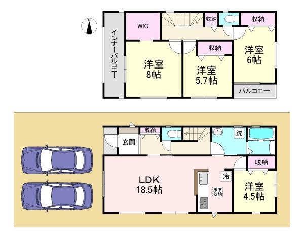 磯城郡田原本町3期　1号棟　新築戸建