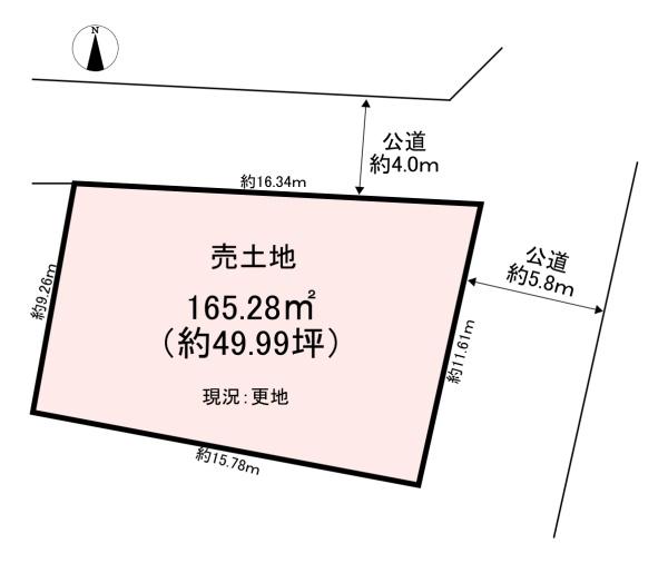 磯城郡三宅町大字石見　売土地