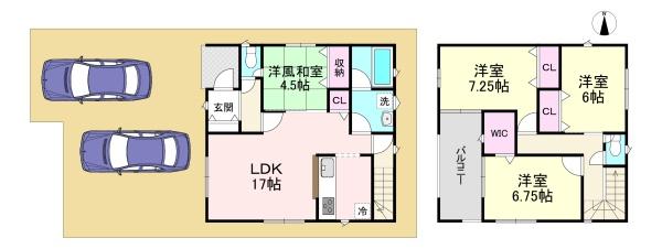 天理市杉本町第2　2号棟　新築戸建