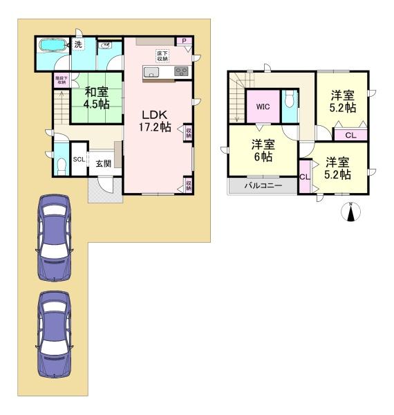 桜井市西之宮　2号地　新築戸建