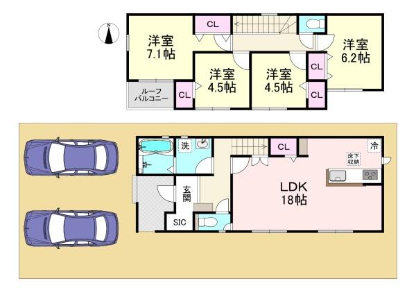 橿原市常盤町　第1期　3号棟　新築戸建