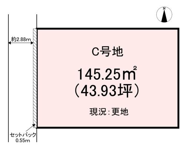 橿原市曽我町　C号地　売土地