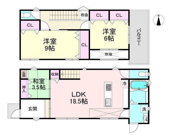 大和高田市市場　中古戸建