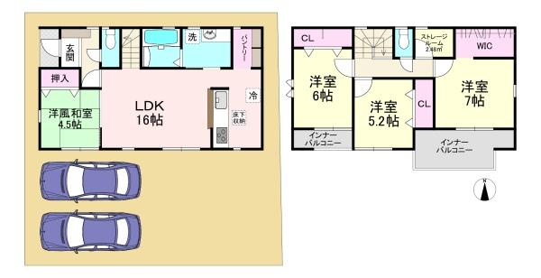 桜井市外山5期　2号棟　新築戸建