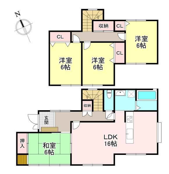 北葛城郡広陵町みささぎ台　中古戸建