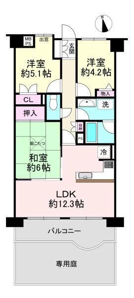 朝日プラザシティ南大和ウエストウイング