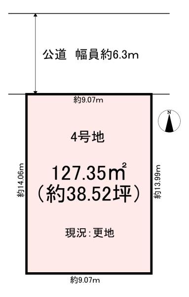 橿原市葛本町　4号地　売土地